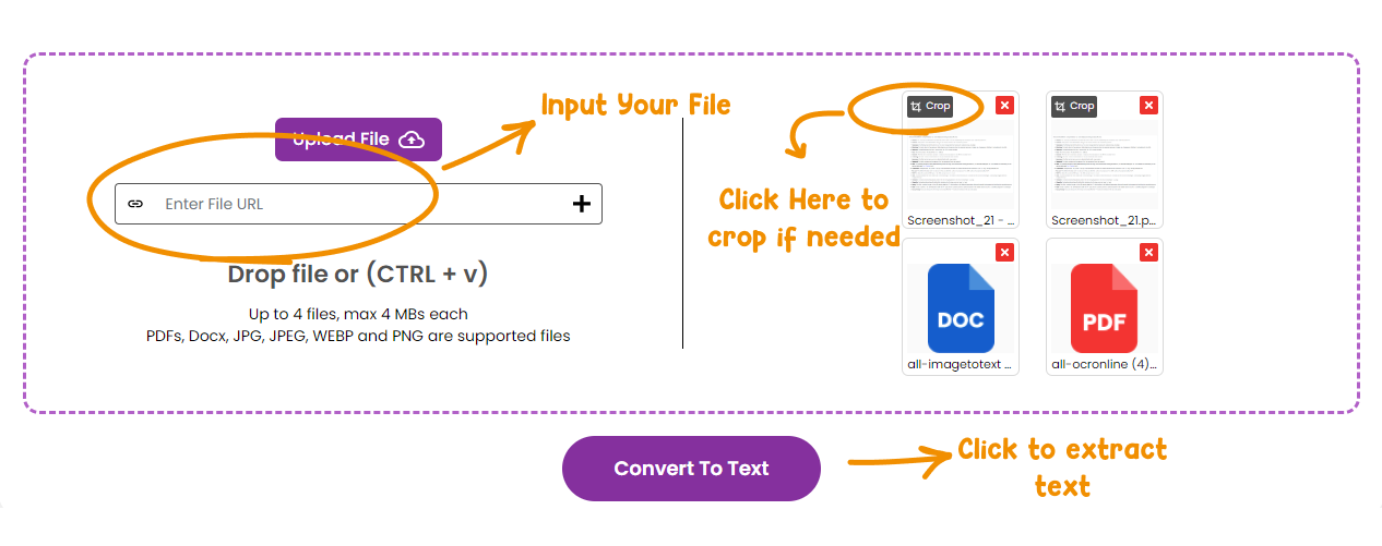 How to use ocronline.io